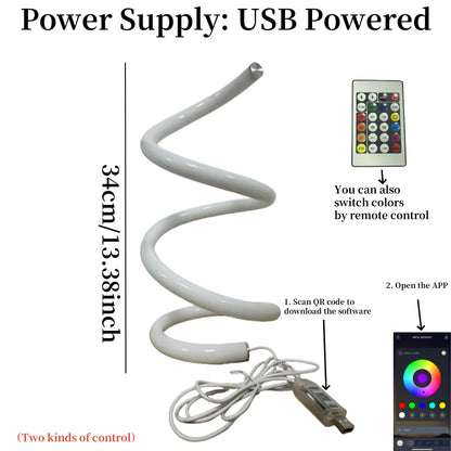 Acrylic LED Romantic Light USB Power Button Adjustment 36Light Modes Suitable For Bedroom Holiday Gifts BecorativeTable Lamps