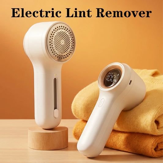 New Electric Lint Remover 1200mAh Rechargeable Fabric Shaver Portable Clothes Shaver for Sweaters Coats Blankets Sofas Curtains