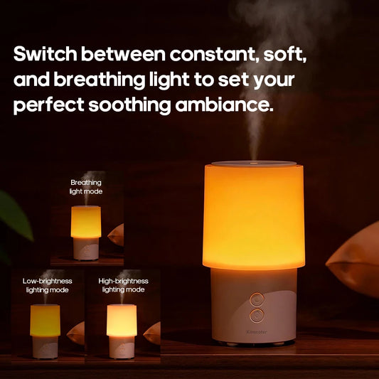 AG-H010 Essential Oil Aroma Diffuser Simple Night Light Desktop Mini Air Humidifier 140ml Aromatherapy Machine Hotel Home Gifts